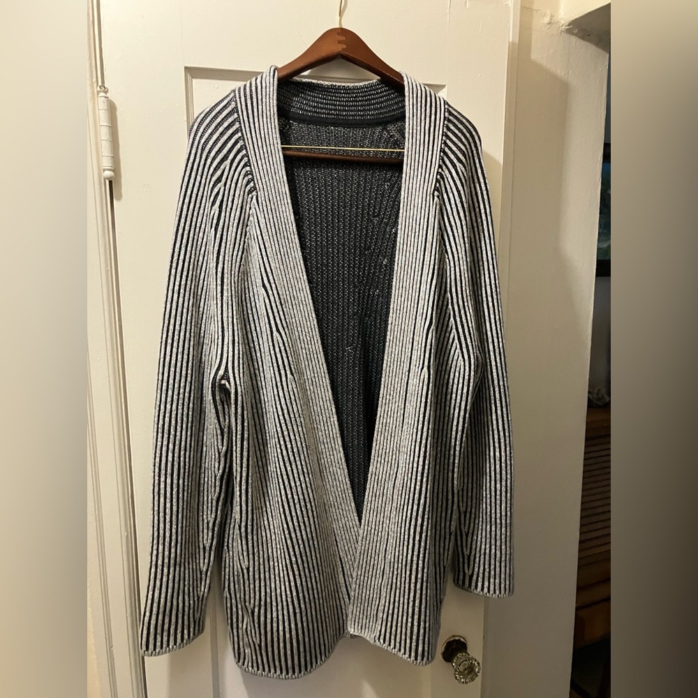 Lululemon Wrapped Cable Knit Open-Front Cardigan Sweater